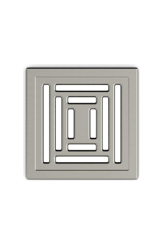 V-flow Kare 5606982 Duş Kanalı, Yandan Çıkışlı, 15x15 Cm, Dk 800 Kapak, Mat Krom 4 Renk