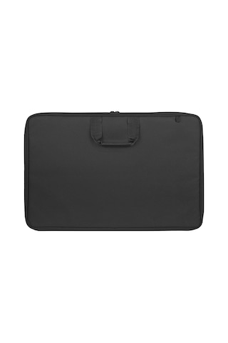 Askılı, Fermuarlı 35x50 Resim Çantası Su Geçirmez Ketenli Kumaş 35x50 Proje Çantası Aslan