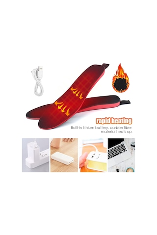 Hailicare 111128 Uzaktan Kumandalı Şarj Edilebilir Ayak Isıtıcı İç Tabanlık