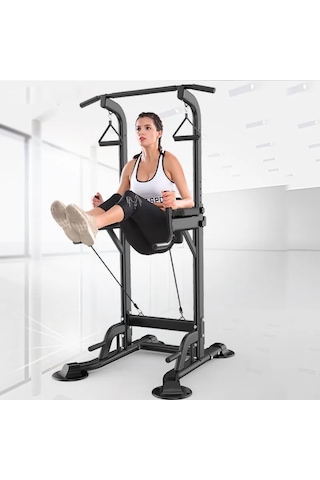 Exeo MK-45 Antreman Güç Kulesi Şınav Barfiks Mekik Egzersiz İstas