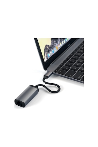 Satechi Type-c To Gigabit Ethernet Adaptör Uzay Grisi St-tcenm