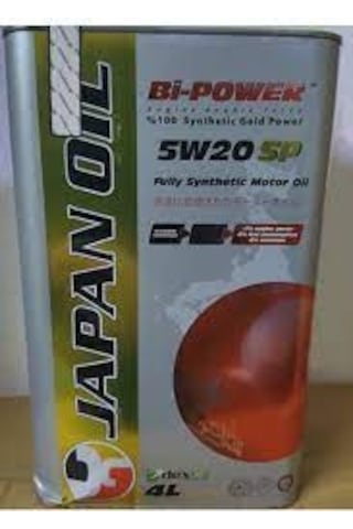 Japan Oil 5W-20 SP GF6 Tam Sentetik Motor Yağı 4 L
