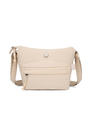 Smart Bags Mikro Poly Kumaş Postacı Kadın Çantası 3342 Bej