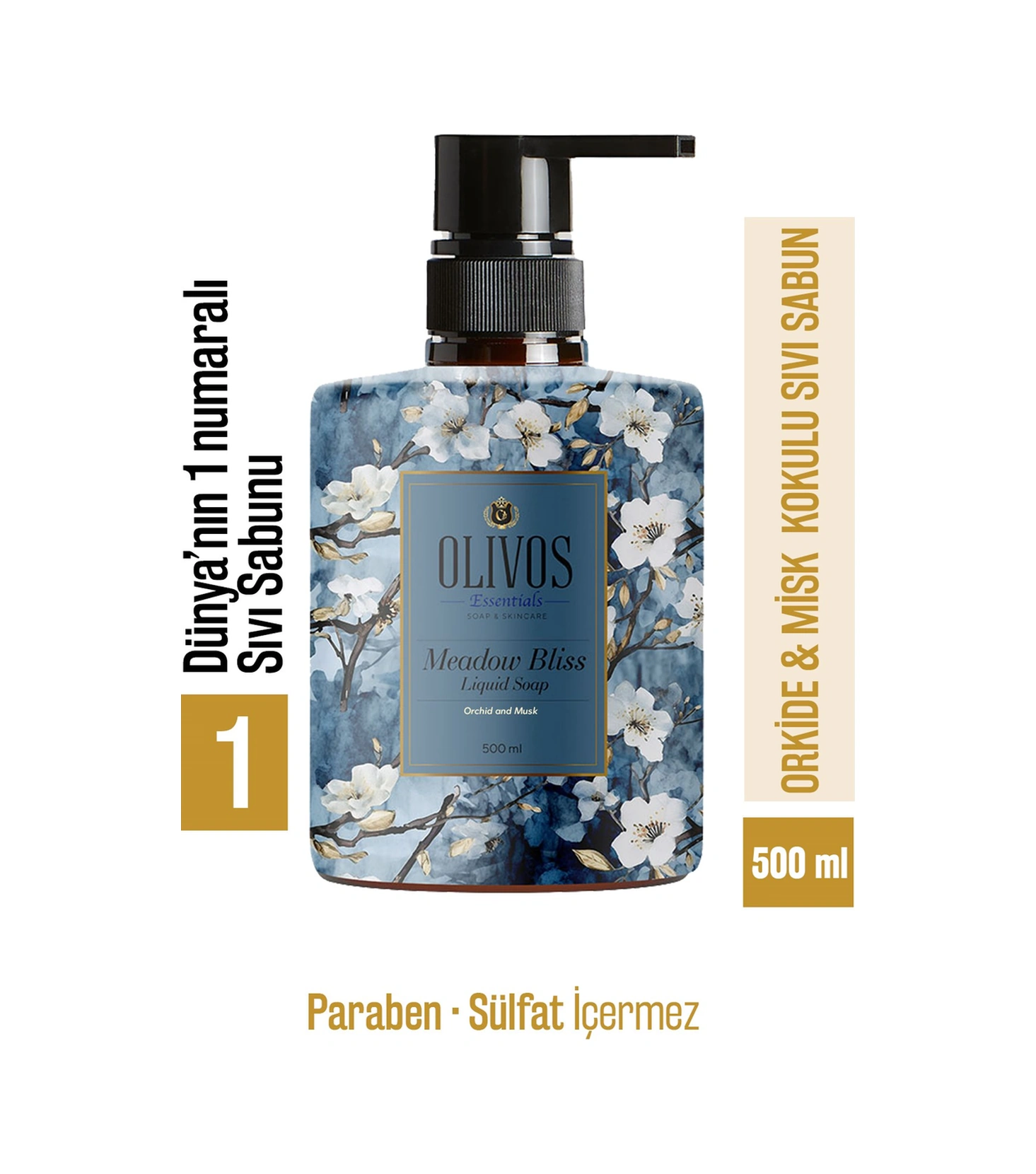 Olivos Orkide & Misk Sıvı Sabun 500 ML