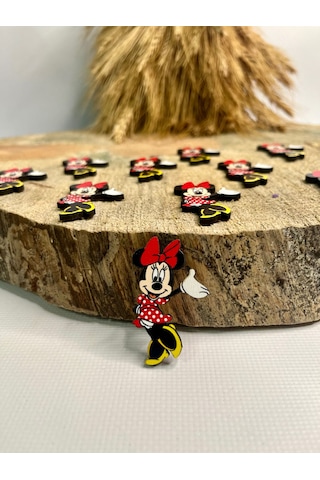 Mr. Home Miki Mause Ahşap Figür-uv Baskılı Figür