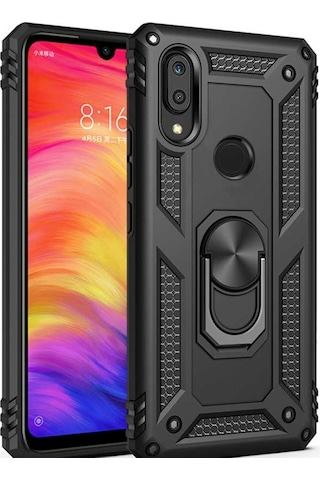Huawei P Smart 2019 Kılıf Zore Vega Kapak-Siyah