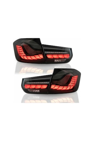 BMW 5 Serisi İçin Uyumlu F10 Dragon Led Stop - Smoke