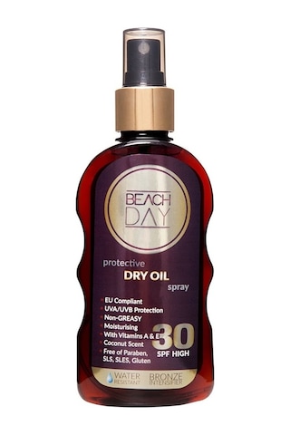 Beach Day SPF 30 Koruyucu Bronzlaştırıcı Kuru Yağ Sprey 150 ML