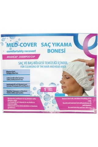 Med-Cover Hasta Saç Bakım-Temizleme-Yıkama Bonesi 1 Adet