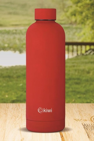 Kiwi Çift Katmanlı Paslanmaz Çelik Termos Kırmızı 500 Ml Kt-8689