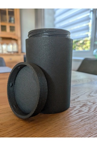 Storeşahin 3d Baskı Vidalı Kapaklı Saklama Kavanozu Tırtıklı Kapaklı Dekoratif Mutfak Kuru Gıda Kabı 10x16 Cm 800 Ml Shn0720 Çok Renkli