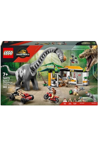Lego Jurassic World Raptor Ve Titanosaurus Takip Görevi 76973
