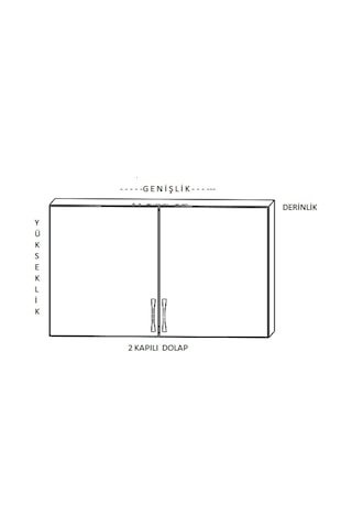 Remora Mobilya Çok Amaçlı Farklı Ölçü Özel Dolap