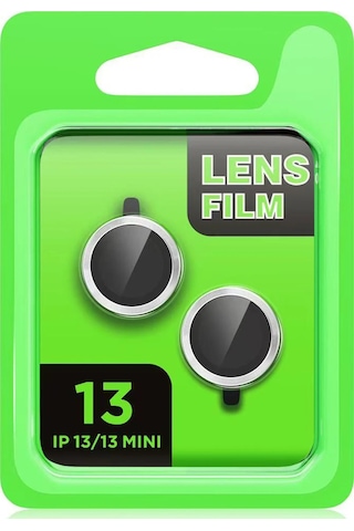Cosmotex Newface Apple iPhone Uyumlu 13 Mini Raze Metal Kamera Lens - Kırmızı