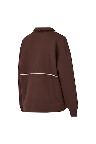 New Balance Nb Lifestyle Kadın Sweatshirt Wnc3402-eas Kahverengi