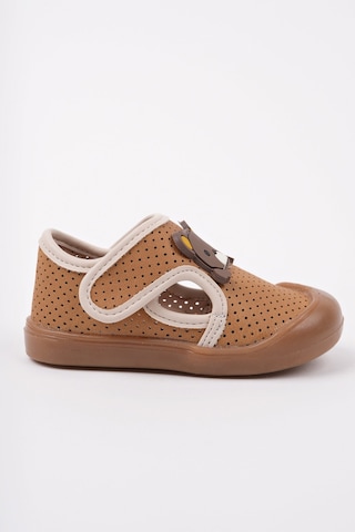 Muggo Scot Cırtlı Ayıcıklı Günlük İlk Adım Bebek Spor Ayakkabı Taba