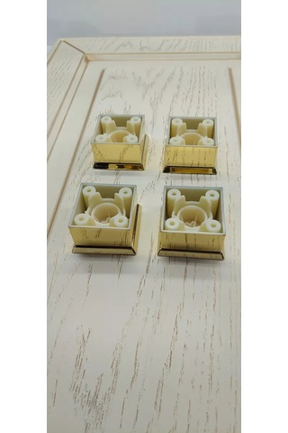 F Furnitura Mobilya Ayakları Ayarlanabilir 242421661 Altın Rengi