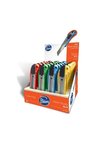 Maket Bıçağı Geniş Mas Bion 9312 Metal Ağızlı