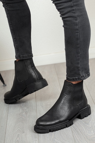 D111 Garantili Ürün Soğuk Geçirmez Ortopedik Erkek Kışlık Bot Siyah