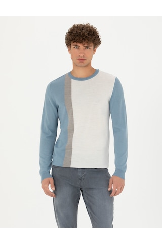 Pierre Cardin Erkek Koyu Mavi Triko Kazak 50278089-vr032 Koyu Mavi