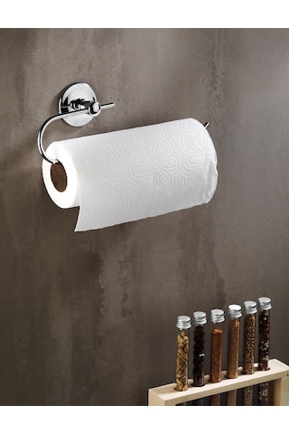 Yapışkanlı Solo Havlu Kağıdı Asacağı Solo Havluluk Krom K-110