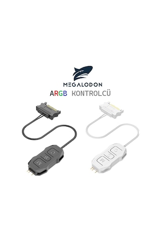 Argb Kontrolcü 5v 3 Pin - Sata Siyah Renk Argb Dönüştürücü Rgb Denetleyici Kablo