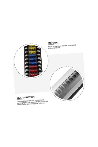 Otomatik Sigorta Tutucu Yolu Araba Sigorta Kutusu Otomotiv Kutusu Amp Blok Dayanıklı Organize Kablolama