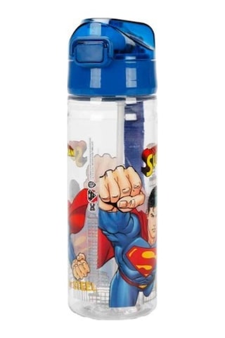 Superman Desenli Matara 500 Ml 3428 Mavi