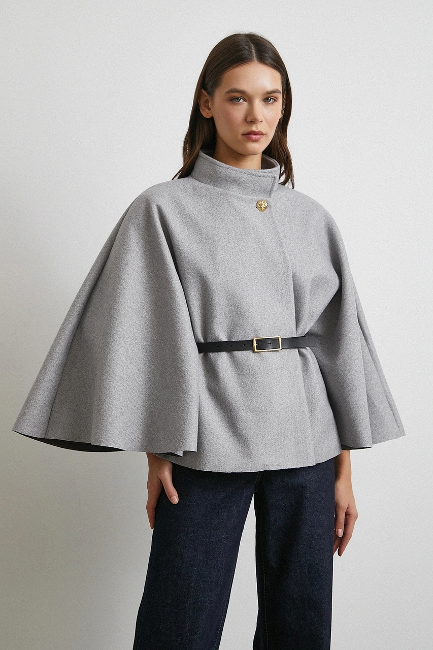 Kemer Kaşe Panço Gri Gri