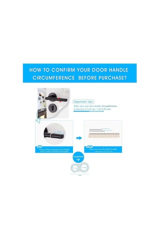 Geeroyoo 10 Adet Şeffaf Kapı Tutamacı Koruyucu - Duvar Koruma, Ses Yalıtımı, Kolay Montaj 111 Karakter