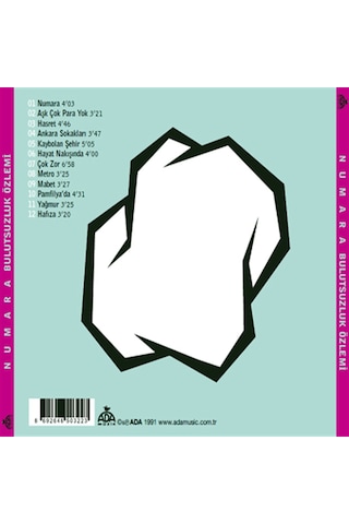 Bulutsuzluk Özlemi - Numara (CD)