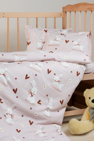 Cotton Collection %100 Pamuk Bebek Nevresim Takımı Bunnies