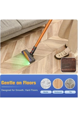 Xuweiwei 1pc V7 V8 V10 V11 V15 Vakum Temizleyici Zemin Nozulu Fırça Başlığı Gizli Tozları Aydınlatır Sert Zeminler İçin İdeal