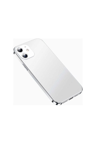 Apple Uyumlu iPhone 11 Kılıf Zore Bobo Kapak Gümüş