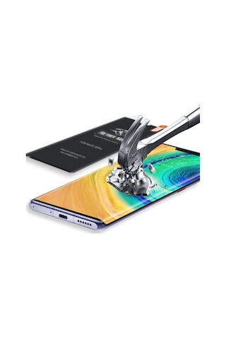 Samsung Uyumlu Galaxy S10 3D Short Curve Nano Ekran Koruyucu Siyah