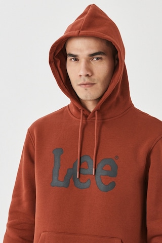 Lee Regular Fit Normal Kesim %100 Pamuk Kapüşonlu Sweatshirt L212021810 Taba