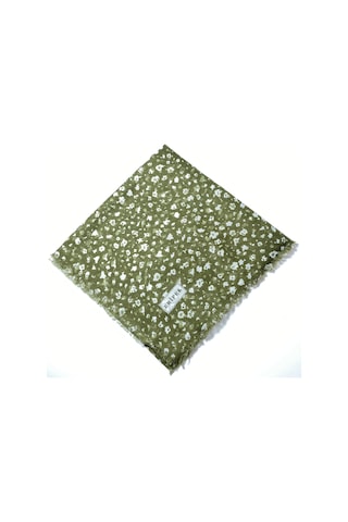 Eripek Saçaklı Pamuk Tülbent - 05506 - 95 X 95 / Yeşil - 28 Yeşil - 28
