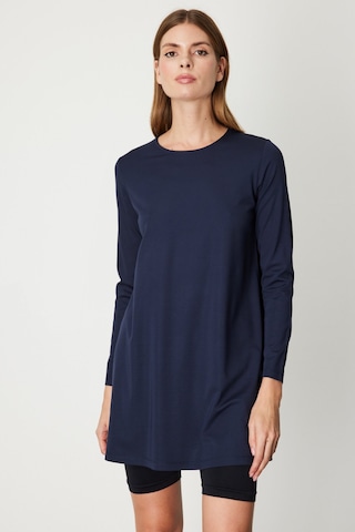 On Kadın Uzun Kollu Basic Tunik 61421 Lacivert Lacivert