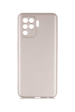 Noktaks - Oppo Reno 5 Lite Uyumlu - Kılıf Mat Soft Premier Silikon Kapak - Siyah