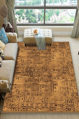 Vadi Şönil Çiğ Ombra Rengi Modern Makine Dokuma Halı-8013-440 Vizon