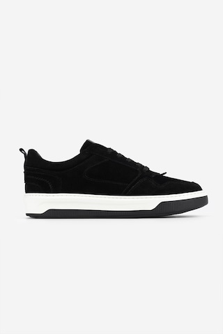 Valmenti Erkek Hakiki Deri Siyah Süet Sneakers & Spor Ayakkabı 1212 2507 Erk Ayk Y26 Sıyah Suet