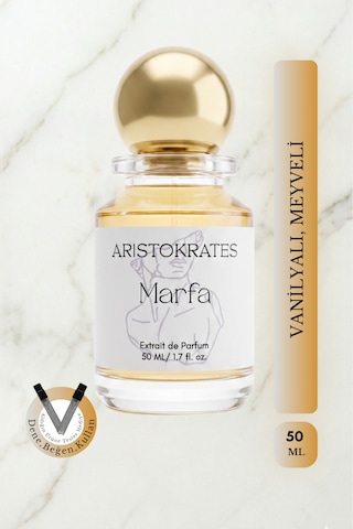 Marfa Unisex Extrait De Parfüm 50 Ml Vanilyalı, Meyveli Şeftali, Mandalina, Vanilya, Tonka