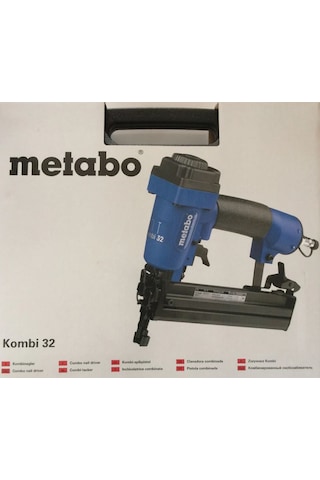 Metabo F32 9025 Havalı Zımba ve Brad Çivi Çakma Tabancası Seti