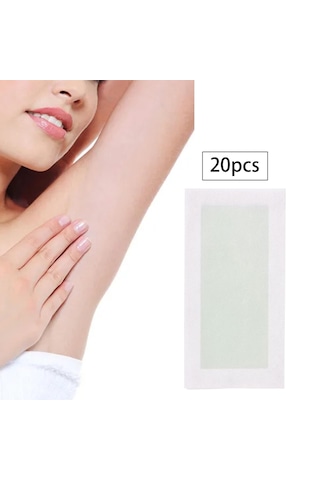 Suntek 20x Ağda Şeritleri Tek Kullanımlık Tüm Cilt Yeşil