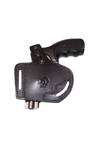 Smith Wesson 38 Calibre Deri Tabanca Kılıfı Siyah Açık-40122 Siyah