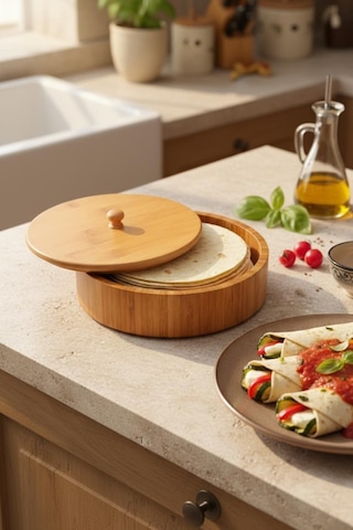 Bambum Pekit - Tortilla Kabı Ahşap