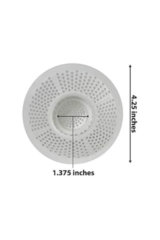 Hairstopper Duş Ve Küvet İçin Duş Tahliye Kapağı, Beyaz, 3&apos Lü Paket Açık Ahşap