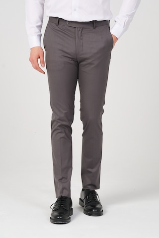 Slim Fit Erkek Kumaş Pantolon Gri