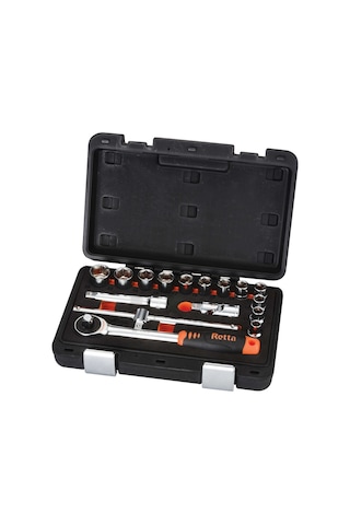 1/2'' Lokma Takım (6 Köşe) 16 Parça Retta (rlt1601)