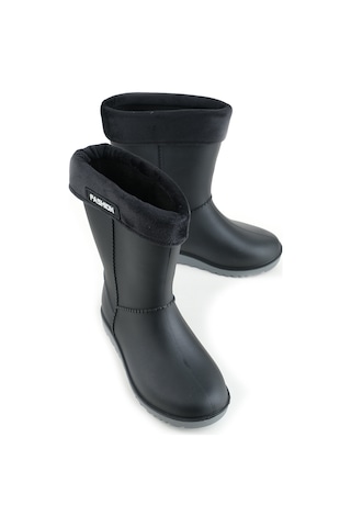 Gezer 00622 Kız Çocuk Termal Astarlı Su Yağmur Geçirmez Çizme Siyah